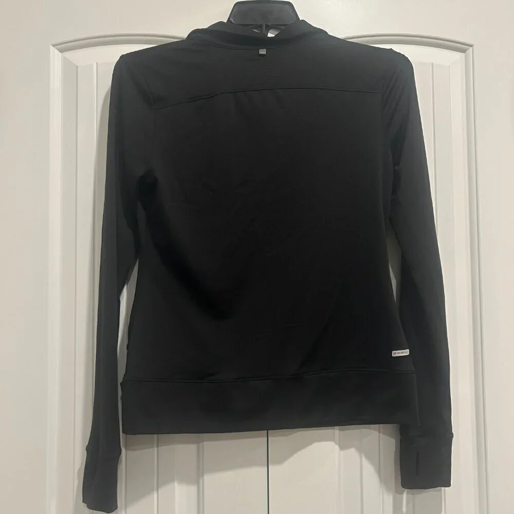 Danskin Now Black Performance Athletic Zip Up Jacket Women’s Size S (4-6) - Picture 6 of 7